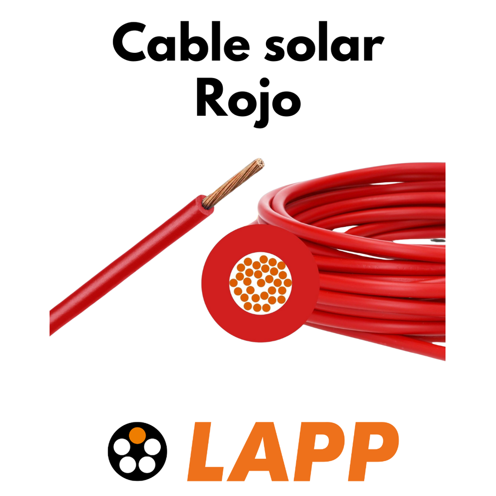 Cable Solar Rojo